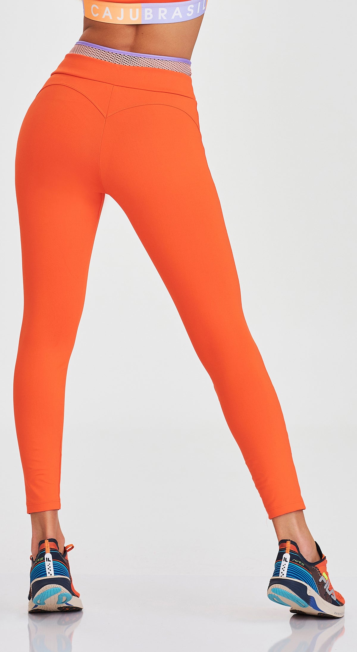 NZ Cajubrasil Legging - Orange Tangerine