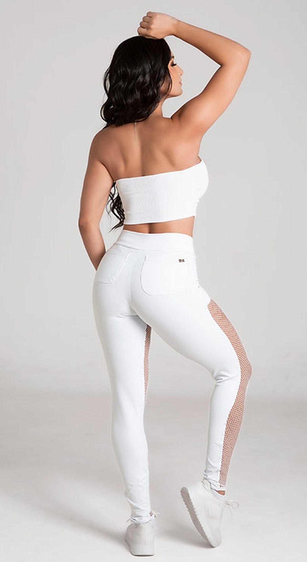 Cropped Top Cloud - White