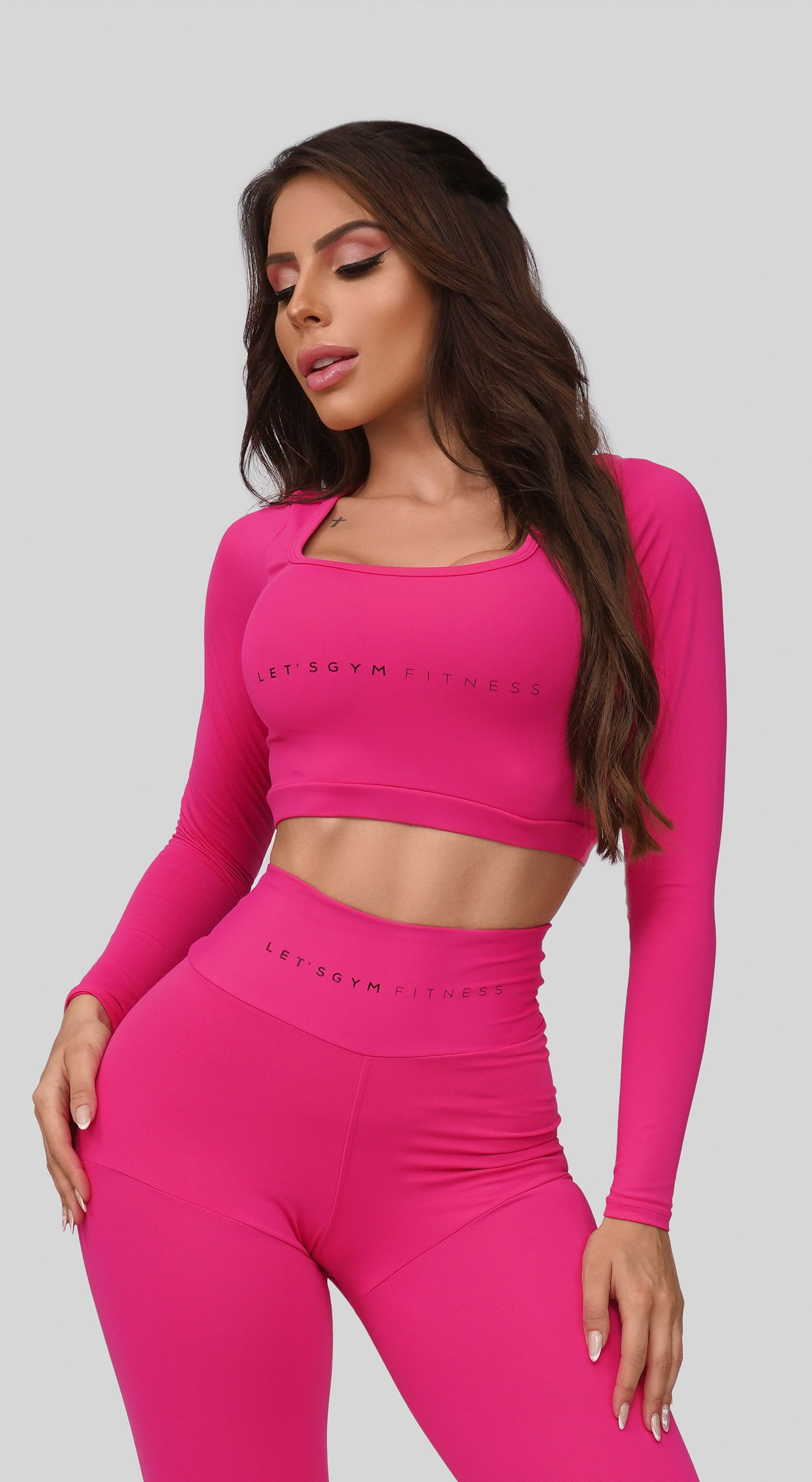 Minimo Cropped Top - Pink