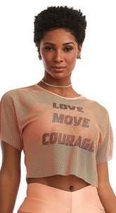 Courage Cropped Top - Caramel