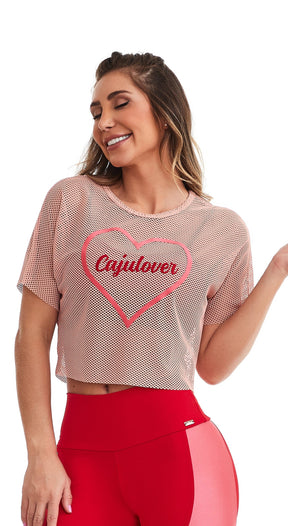 Cropped Top Cajulover - Rose