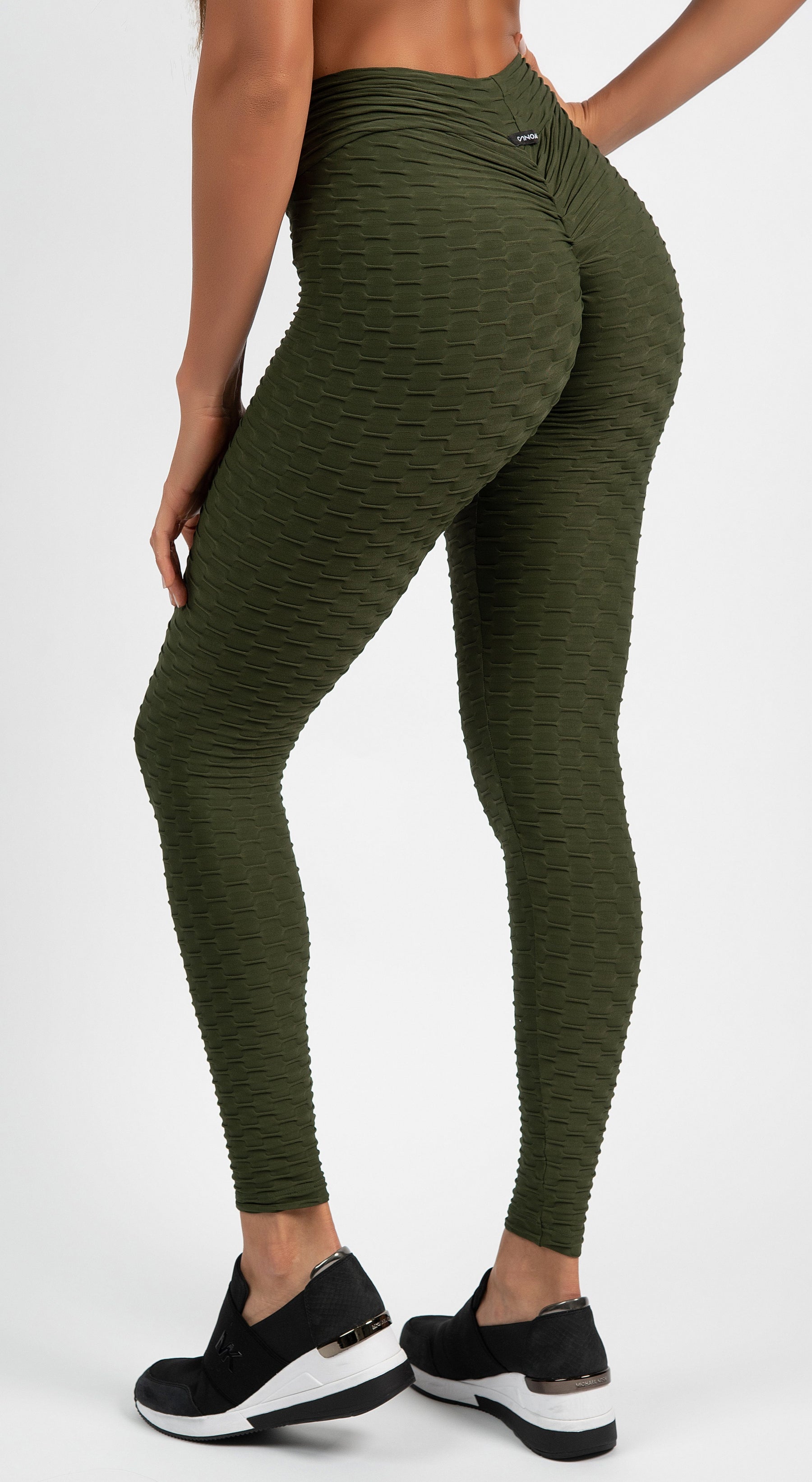 Leggings, Anti Cellulite Honeycomb Textured Scrunch Booty