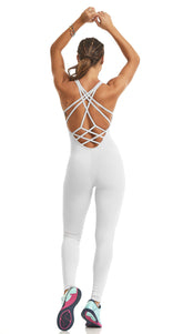NZ Fit Goddess Bodysuit - White