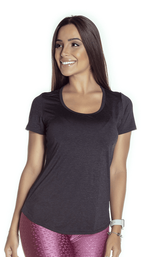 Fullness Laser Cut T-Shirt - Black