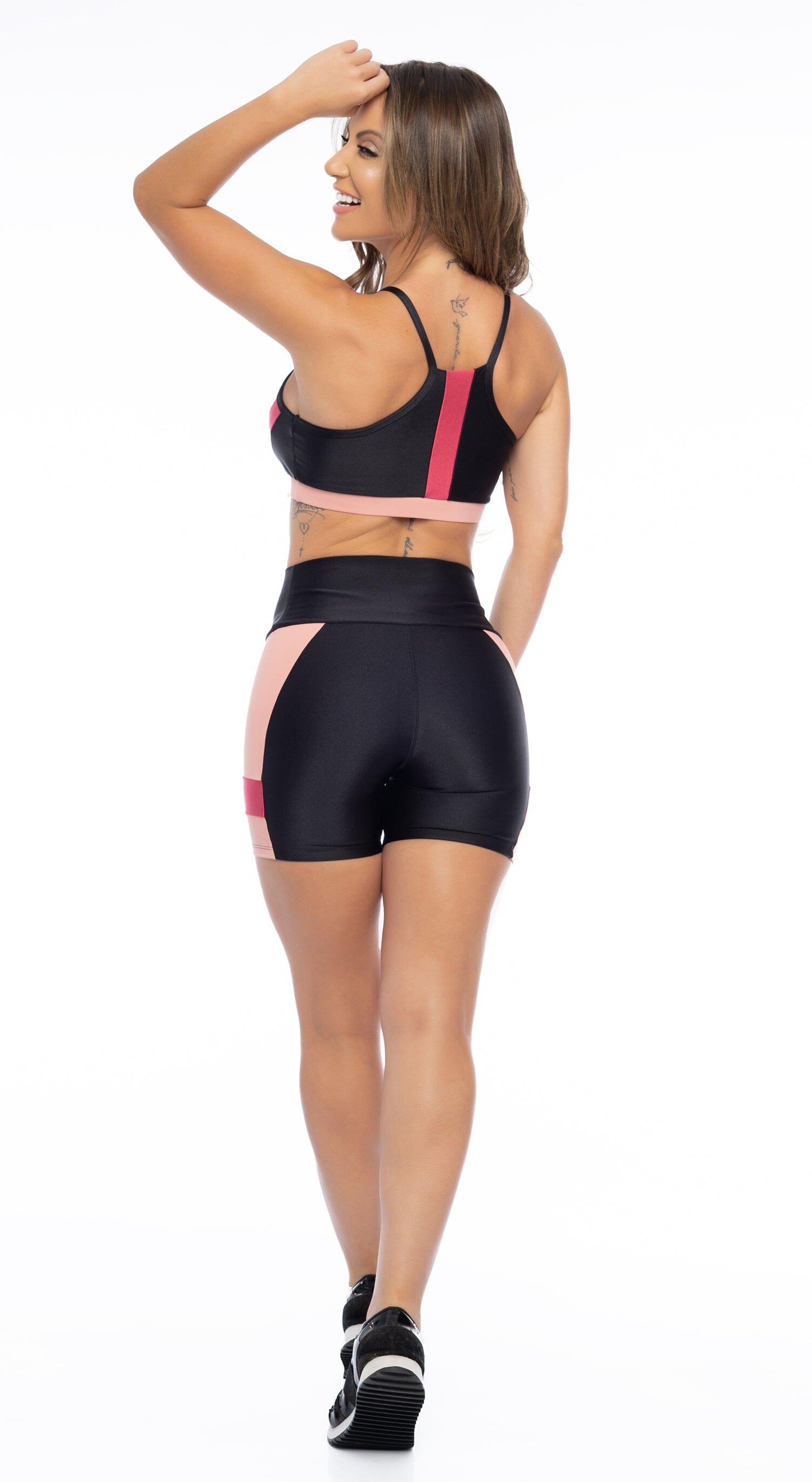 Exceptional Shorts - Black & Pink