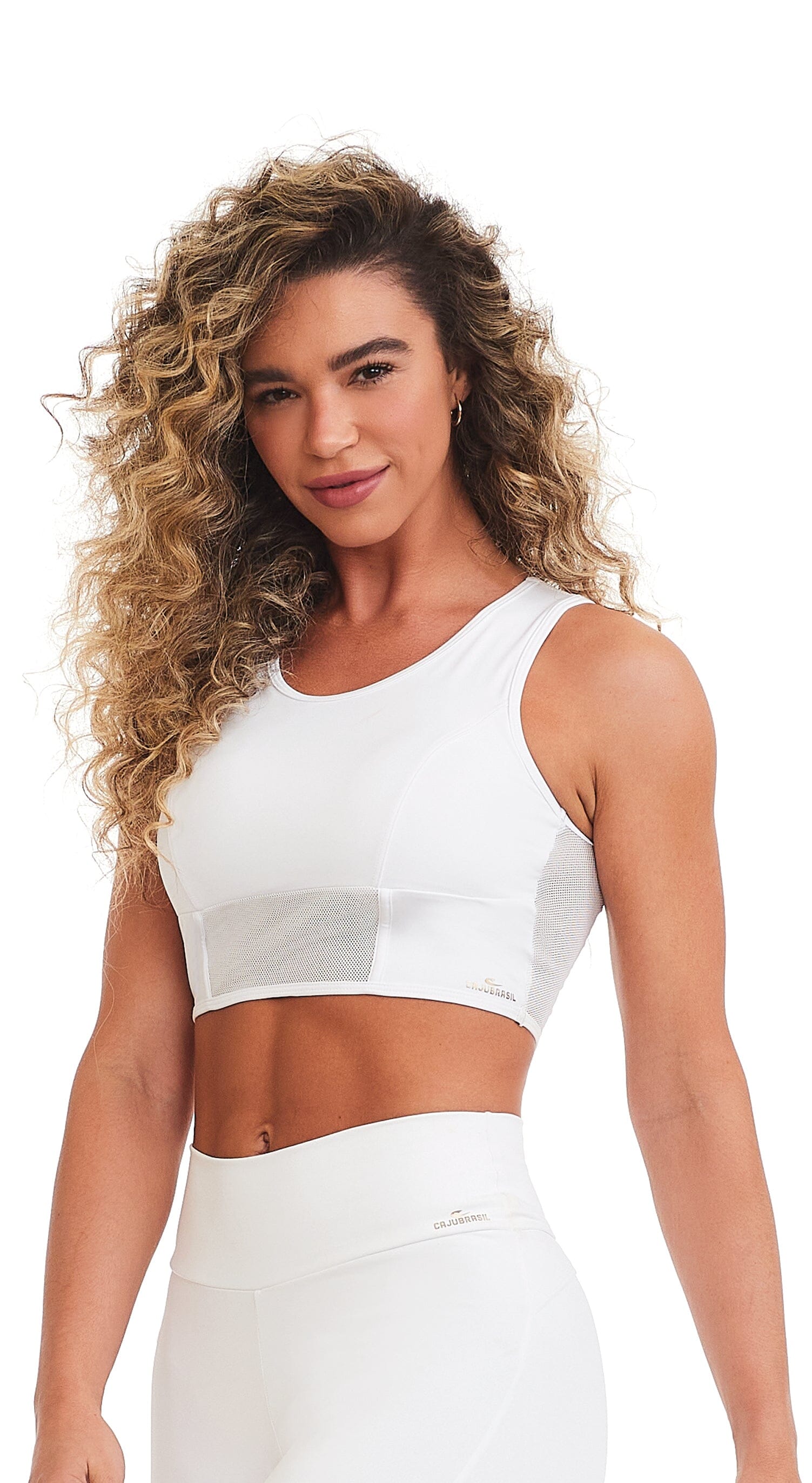 Cropped Top Breathe - White