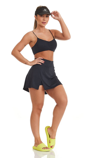 Workout Skirt Shorts Classic - Black
