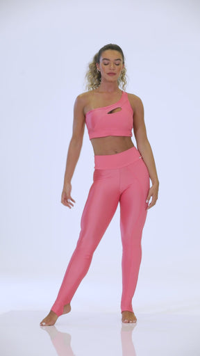 Atletika Single Legging - Pop Pink