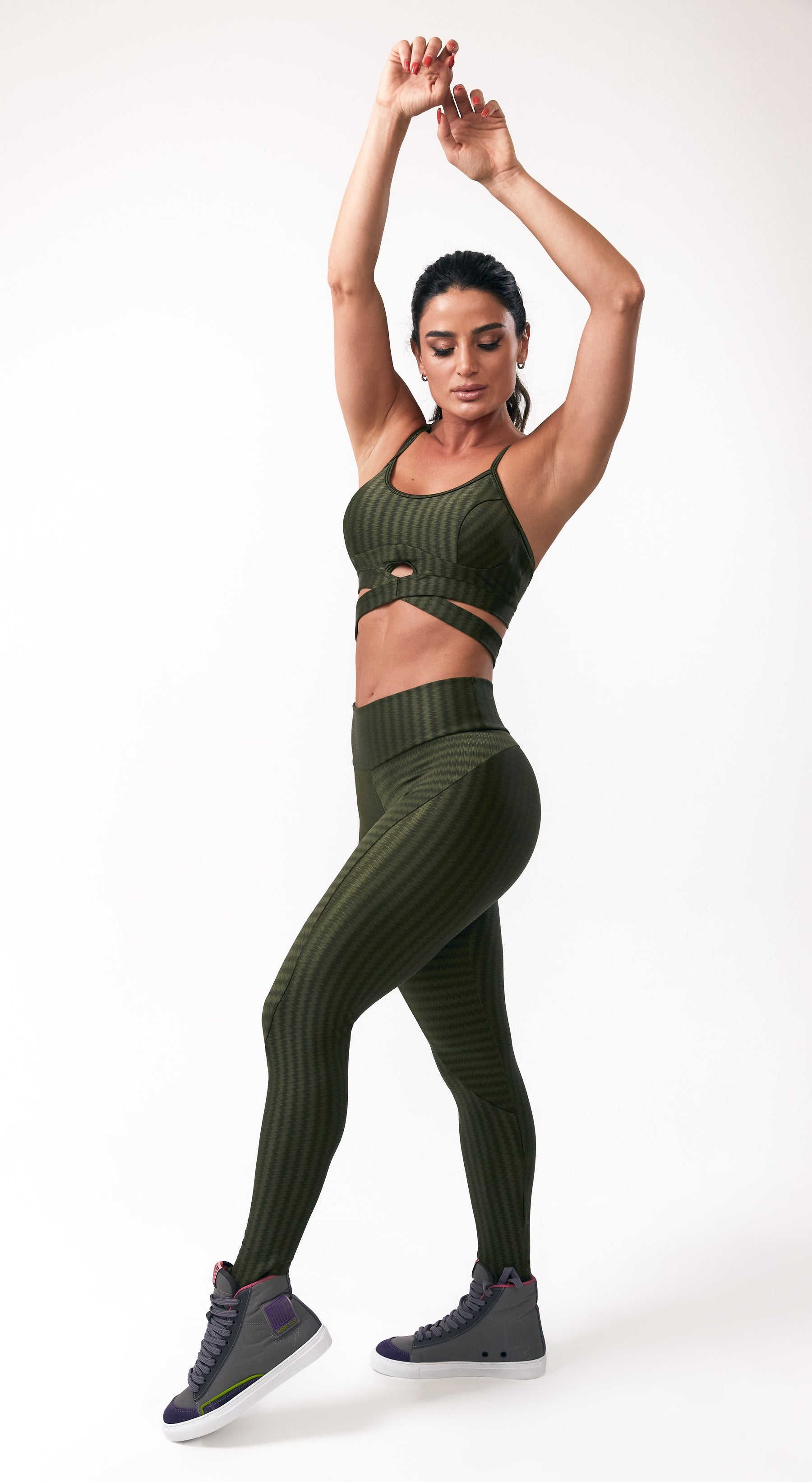 Sports Bra The Vision - Olive Green