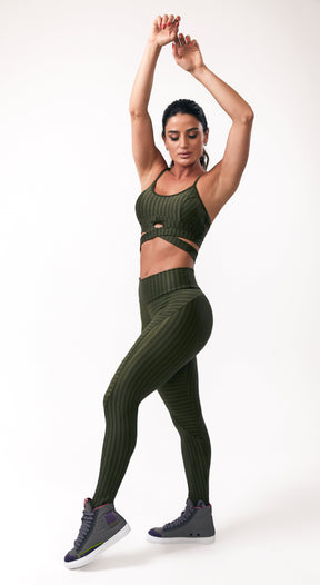 Sports Bra The Vision - Olive Green