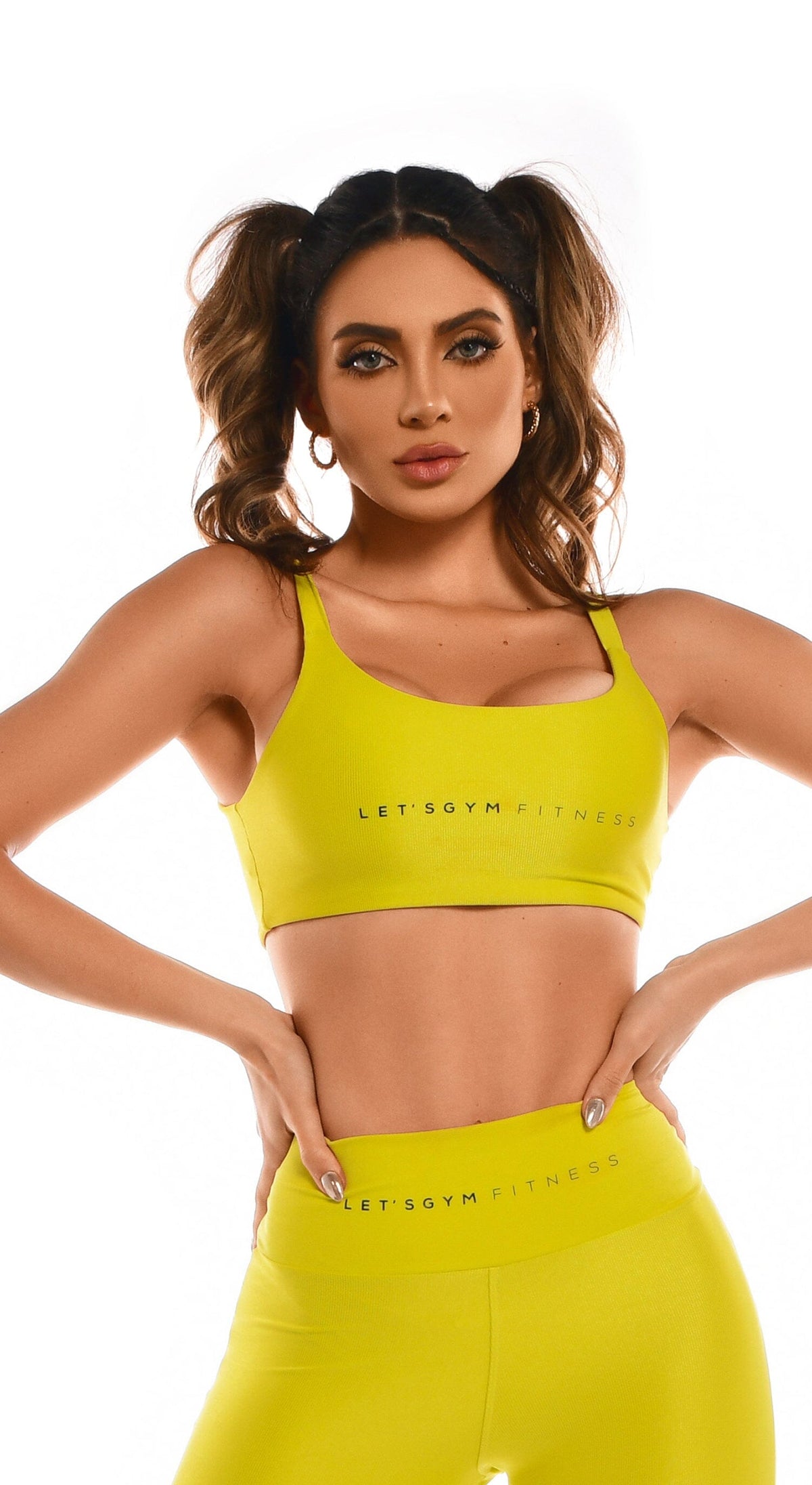 Elevated Sports Bra - Lime