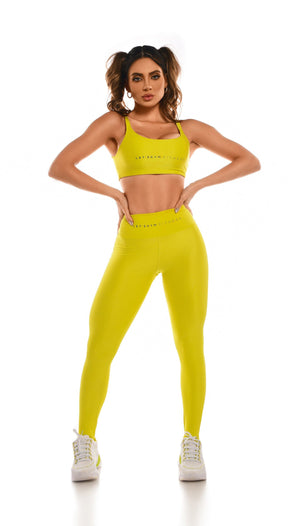Elevated Legging - Lime