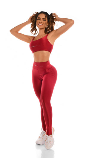 Elevated Sports Bra - Red