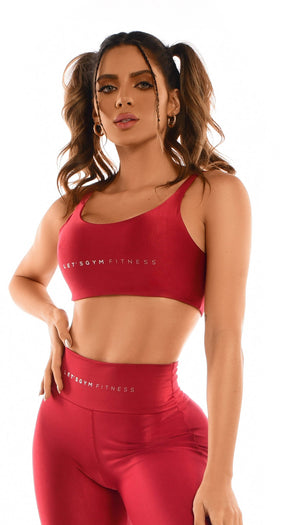 Elevated Sports Bra - Red