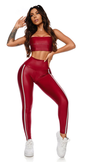 Excentric Sports Bra - Red