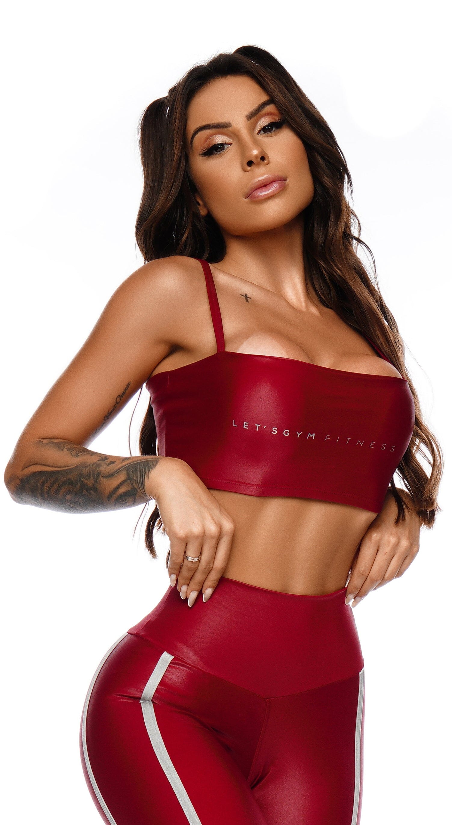 Excentric Sports Bra - Red