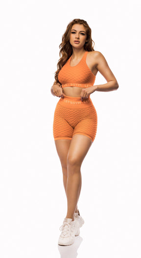 Seamless Flawless Shorts - Orange