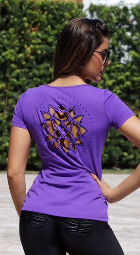 Flower T-Shirt - Purple