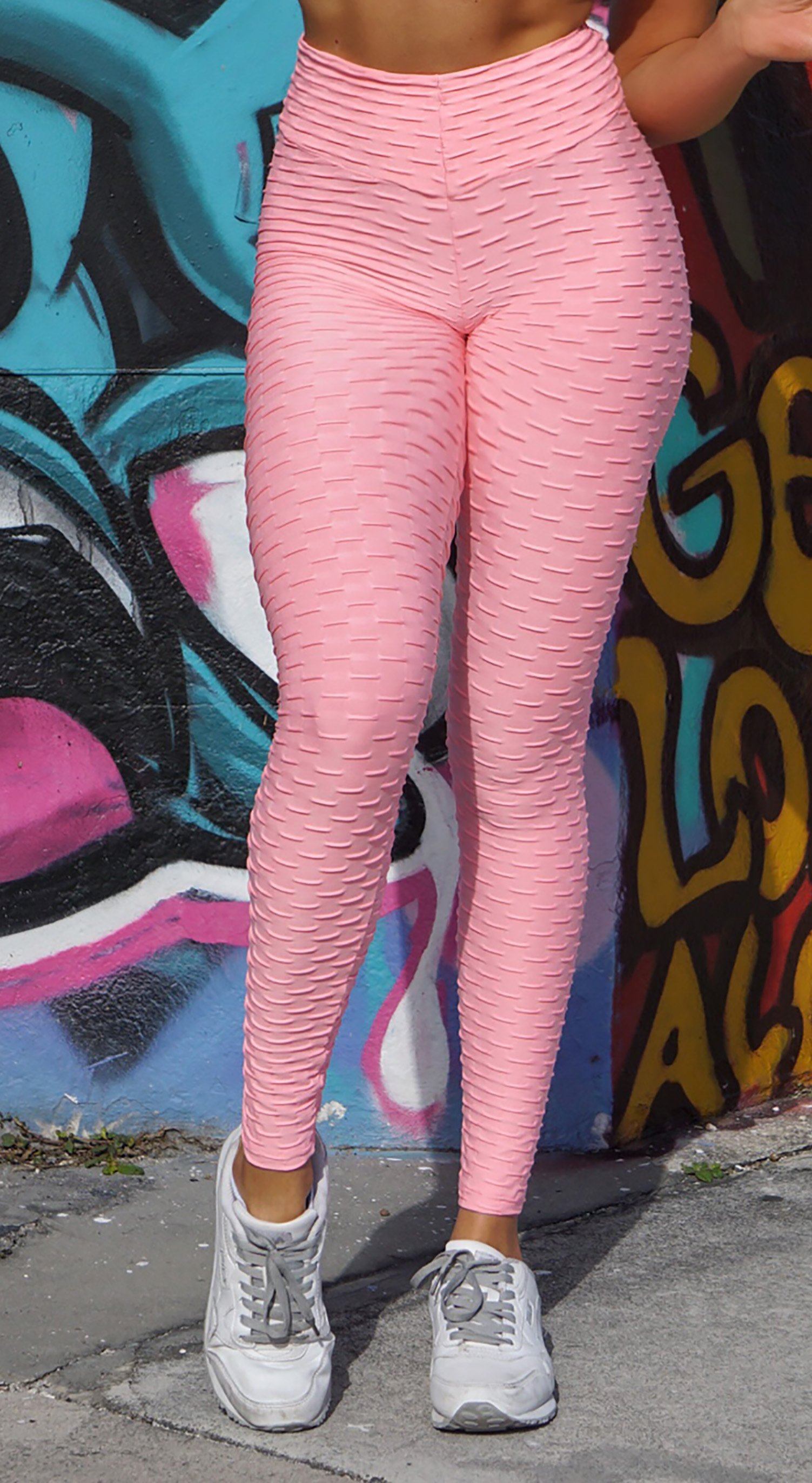 Anti Cellulite - Scrunch Booty Legging - Pink