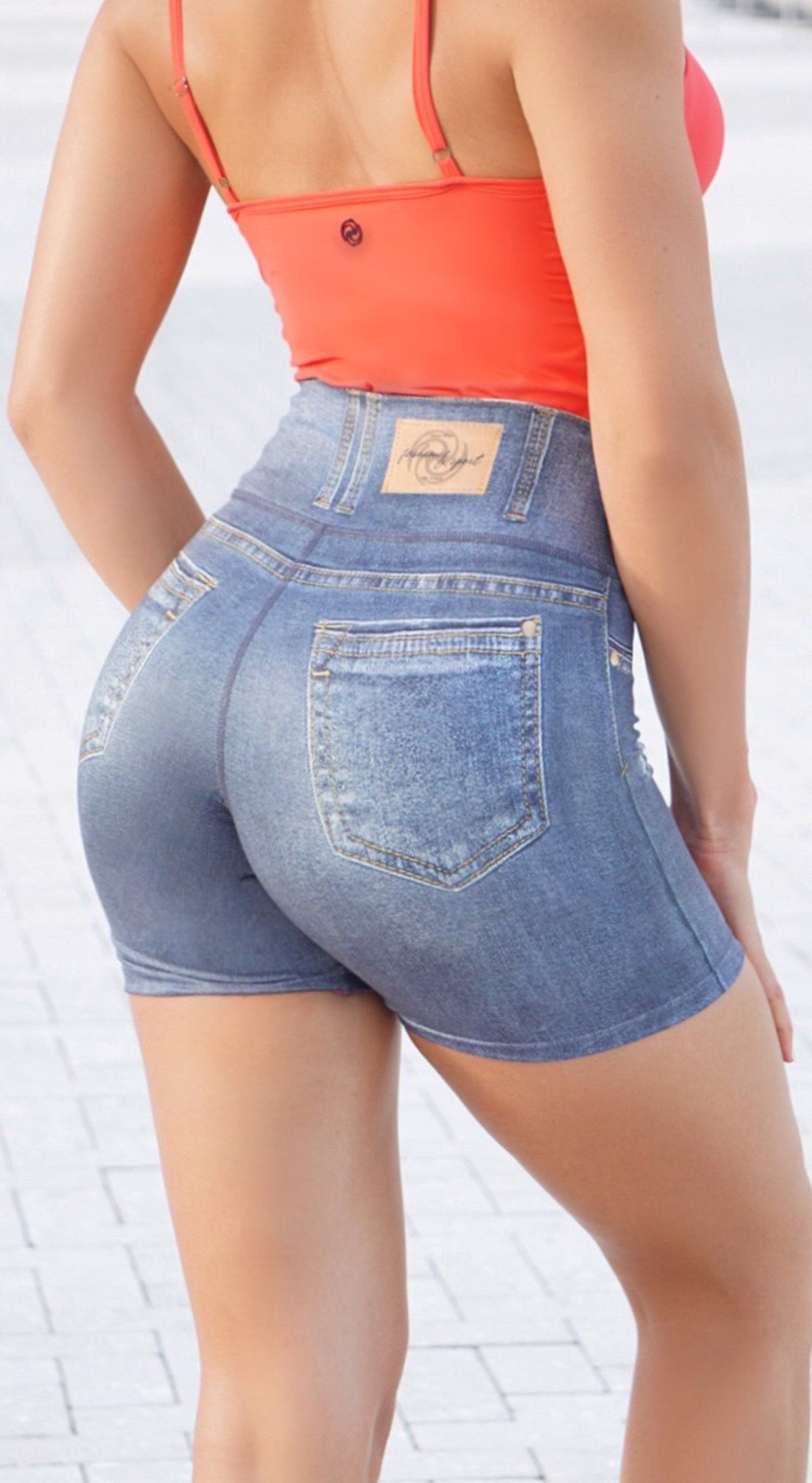 Fun Reversible Shorts - Jeans Print