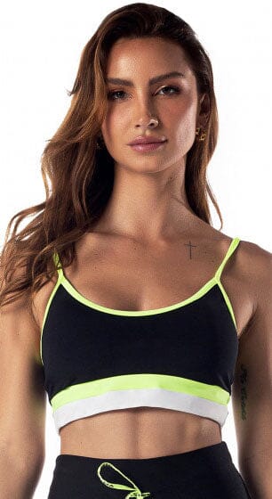 Fit Neon Mesh Gym Top
