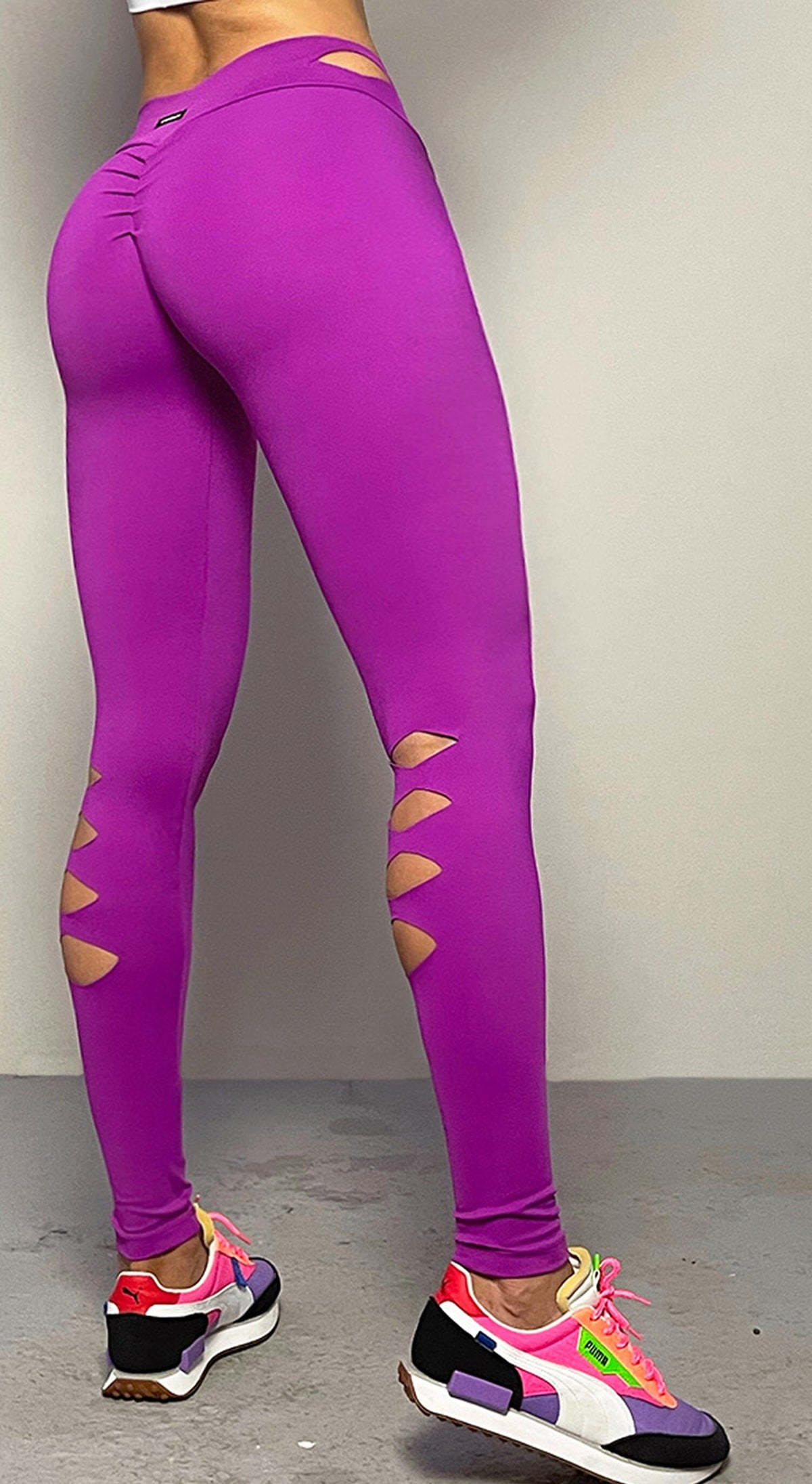 Carla Scrunch Booty Lift Legging - Purple